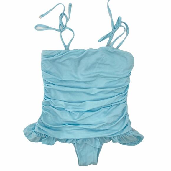 Juicy Couture Other - Juicy Couture Girls Size 6 One Piece Swim Suit Light Blue